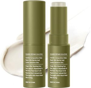After Sunburn Face Cream Stick, Skin Repair & Moisturise Face Care Balm Stick, Natural Centella Sensitive Relief Sunburn Care Face Mask Stick, Hydrating Softening Moisturiser...