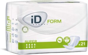 Euron ID Expert Form Shaped Incontinence Pads (Anti Leak Cuffs) - Super (21)
