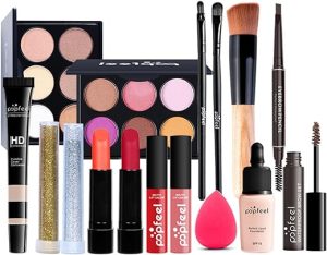 FantasyDay All-in-one Makeup Set Gift Surprise | Full Makeup Kit for Women Multipurpose Essential Starter Bundle Include Eyeshadow Palette Lipstick Blush Concealer Face Powder...