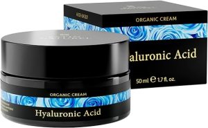 Hyaluronic Acid Anti Aging Face Cream for Women 50ml, Face care with Organic Aloe Vera for Sensitive Skin - Moisturiser Face Women - Face Moisturiser - Vegan Skin Care by Satin...