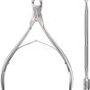 Jestilo Cuticle Remover Tool Set with Cuticle Cutter and Cuticle Pusher - Stainless Steel Professional Cuticle Nipper and Pusher Nail Care Tools for Salon and Level Mani-Pedi at...