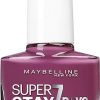 Maybelline New York Professional Nail Polish - Gel Technology - Super Stay 7 Days - Shade : Mauve On (255)