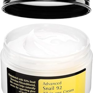 COSRX Advanced Snail 92 All in one Cream, 3.53 oz/100g | Moisturizing Snail Mucin Secretion Filtrate 92% | Facial Moisturiser, Long Lasting, Deep & Intense Hydration, Korean...