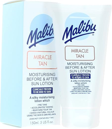 Malibu Sun Miracle Tan, Before and After Sun Lotion, Moisturising, 150ml